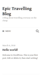 Mobile Screenshot of epicatravel.com