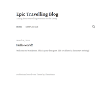 Tablet Screenshot of epicatravel.com